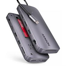 USB jagaja AXAGON HMC-12GM2, 12-in-1, 10Gbps