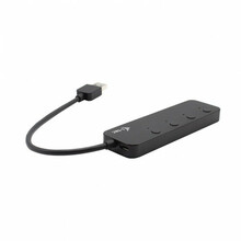 USB jagaja I-TEC U3CHARGEHUB4, must
