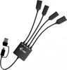 USB jagaja I-Tec CACBLHUB2A2C, 4 porti (2x USB-C, 2x USB-A), must