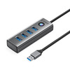 USB jagaja Orico PDD4U-U3, 4x USB-A 3.0, hall