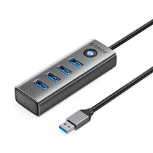 USB jagaja Orico PDD4U-U3, 4x USB-A 3.0, hall