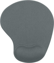 Hiirematt Powerton, ergonoomiline, geel, mini, hall