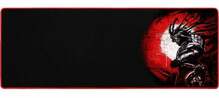 Hiirematt Defender Liberty, 30 x 80 cm, must/punane