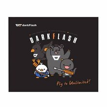 Mängurihiirematt Darkflash, must