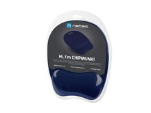 Hiirematt Natec Chipmunk, 230 x 200 mm, tumesinine