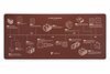 Hiirematt Noctua NP-DM3, 900 x 400 mm, pruun/valge