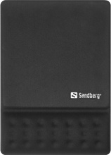 Hiirematt Sandberg Memory Foam Mousepad, 21 x 26.5 cm, must