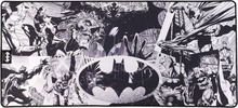 Hiirematt Subsonic XXL Batman, 90 x 40 cm, valge/must
