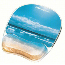 Hiirematt Fellowes 9179301, geel/sandy beach