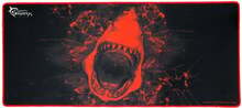Hiirematt White Shark MP-1899, 800 x 350 mm, must/punane