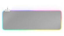 Hiirematt Mars Gaming MMPRGB2S, 30 x 80 cm, valge/hall