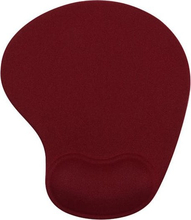 Hiirematt Powerton, ergonoomiline, geel, red wino, mini