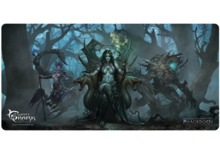 Hiirematt White Shark MP-1876, 800 x 350 mm, must/sinine