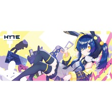 Hiirematt Hyte, 40 x 90 cm, valge/must/kollane