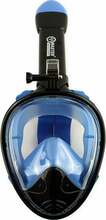 Kogu näo snorklimask Master L-XL, must