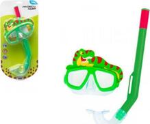 Sukeldumismask koos toruga Bestway 24059, roheline