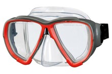 Sukeldumismask täiskasvanutele Beco 99009, punane