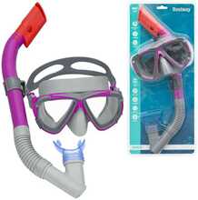 Sukeldumismask koos toruga Bestway 24029, roosa, 14+