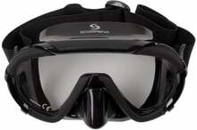 Laste sukeldumismask Scorpena Miami Junior, must