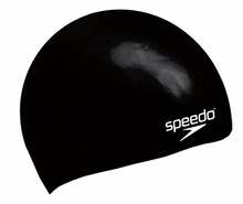 Ujumismüts lastele Speedo Plain Moulded, must