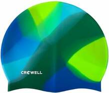 Ujumismüts Crowell Multi Flame, roheline/sinine