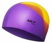 Ujumismüts Nils Aqua NQC Multicolor, kollane/oranž/violetne