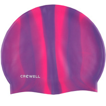 Ujumismüts Crowell Multi Flame, roosa/lilla