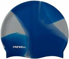 Ujumismüts Crowell Multi Flame, sinine/hall