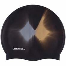 Ujumismüts Crowell Multi Flame, kuldne/hõbe/must