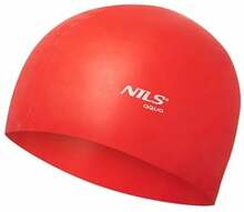 Ujumismüts Nils Aqua NQC Solid PK01, punane