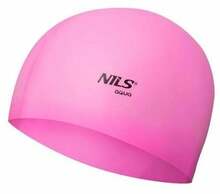 Ujumismüts Nils Aqua NQC Solid PK02, heleroosa