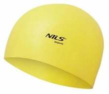 Ujumismüts Nils Aqua NQC Dots, kollane