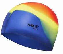 Ujumismüts Nils Aqua NQC Multicolor, sinine/kollane/oranž