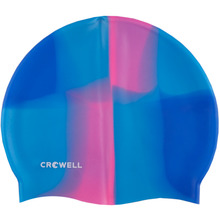 Ujumismüts Crowell Multi Flame, sinine/roosa