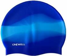 Ujumismüts Crowell Multi Flame, tumesinine/helesinine