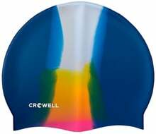 Ujumismüts Crowell Multi Flame, sinine/valge/oranž