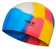 Ujumismüts Nils Aqua NQC Multicolor, sinine/valge/punane