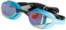 Ujumisprillid Aquafeel Leader Mirrored, must/helesinine