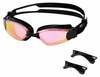Ujumisprillid Nils Aqua Racing NQG660MAF, must/roosa