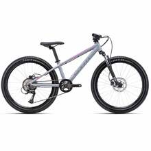 Laste jalgratas Ctm Rocky 4.0 24, hall/roosa