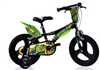 Laste jalgratas Dino Bikes 616L-DS, must/roheline, 16
