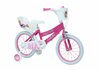 Laste jalgratas Huffy Princess 16, valge/roosa