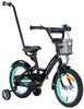 Laste jalgratas Tomabike Platinum 14, must/türkiis