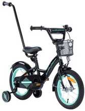 Laste jalgratas Tomabike Platinum 14, must/türkiis