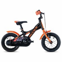 Laste jalgratas Scool XXlite 12, must-oranž