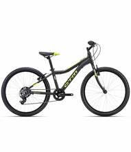 Laste jalgratas Ctm Rocky 1.0 24, matt black-green