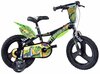 Laste jalgratas Dino Bikes Dinosaur, 14, must