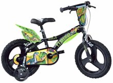 Laste jalgratas Dino Bikes Dinosaur, 14, must