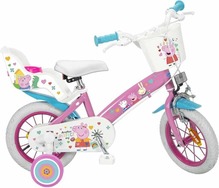 Laste jalgratas Toimsa Peppa Pig, 12, roosa/valge