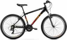 Maastikuratas Romet Rambler R6.0 2024 14/S, must-oranž-punane